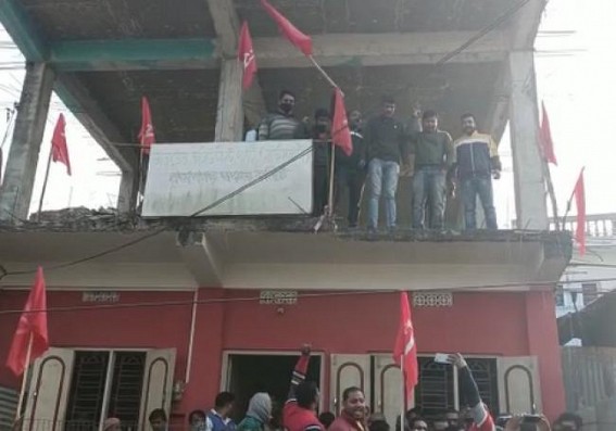 Thousands of Opposition Party Offices destroyed, set on fire under BJP Govt in 4 Years in Tripura: CPI-M Party starts Reopening of All Party Offices challenging Biplab Deb’s Goonda Raj